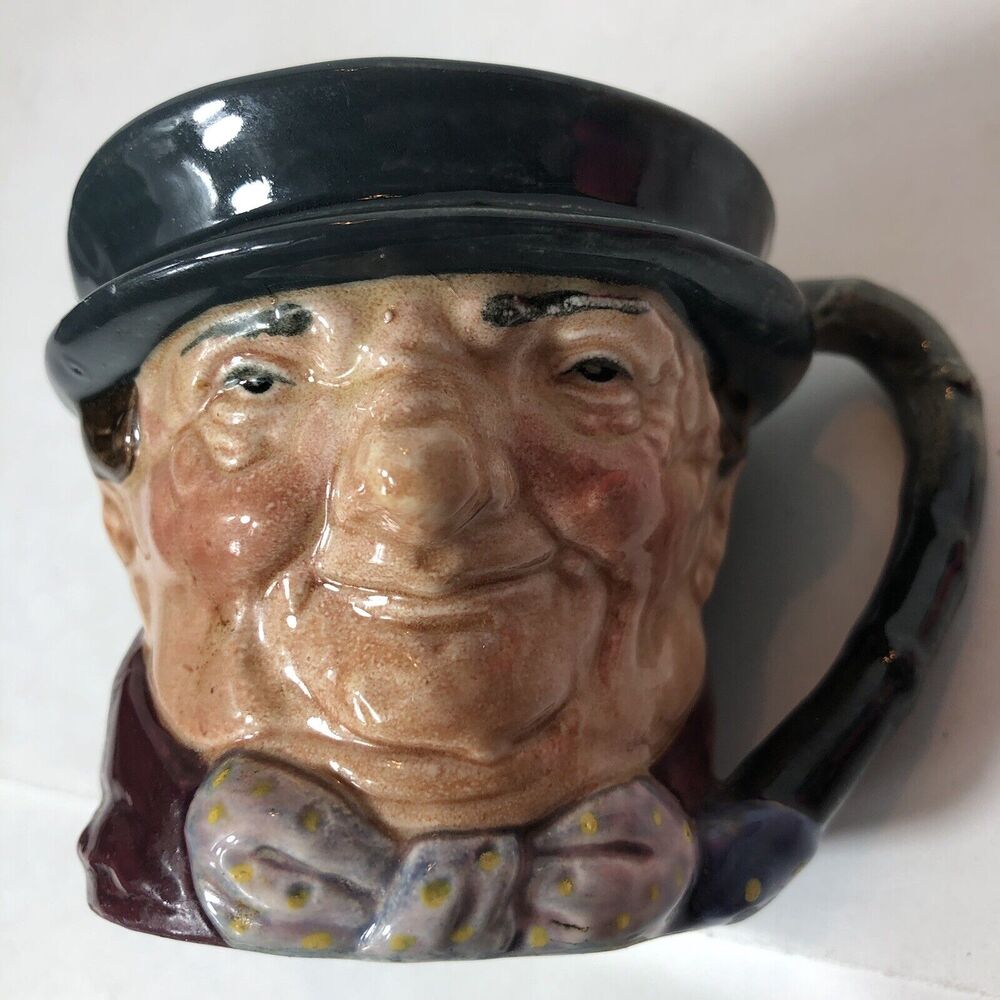 Royal Doulton‎ England Toby Jug Tony Meller 3" Mug Coffee Creamer D1